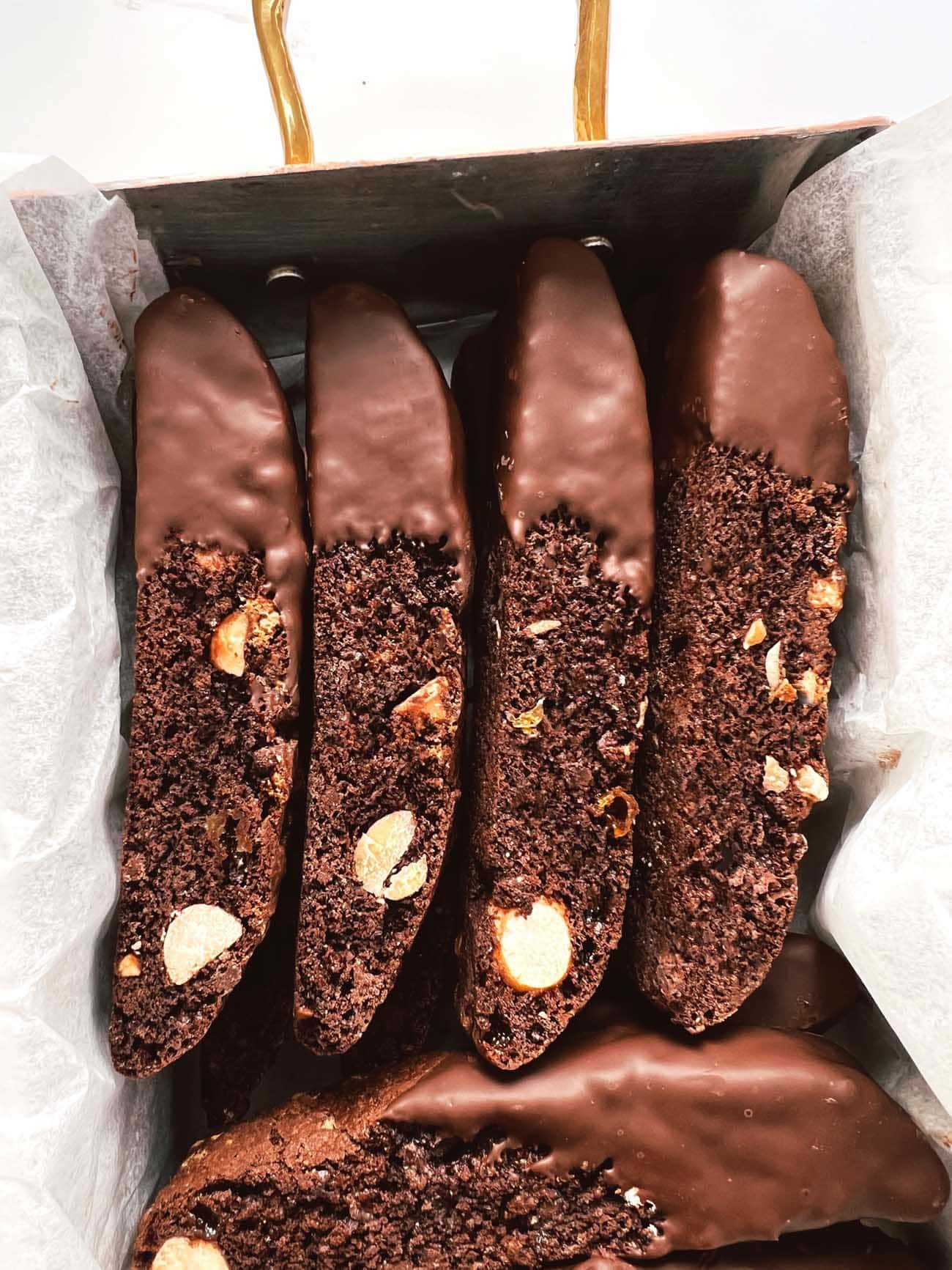 Fruity, Nutty Chocolate Biscotti