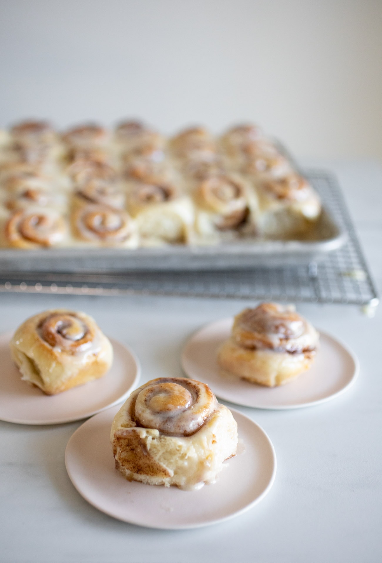 Clean and Gooey Mini Cinnamon Rolls